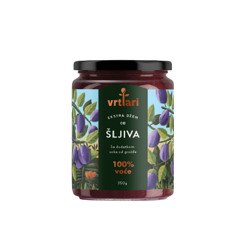 Vrtlari - Extra džem od šljiva 100% voće